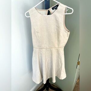 Lulus Linen open back dress
